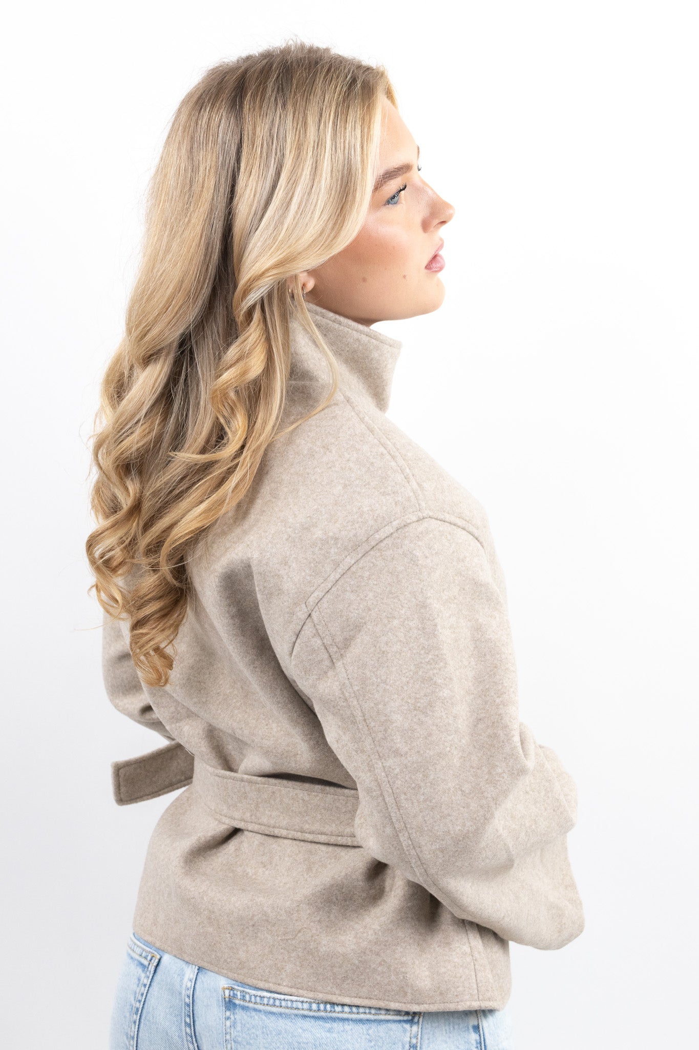 Belted Wool Jacket