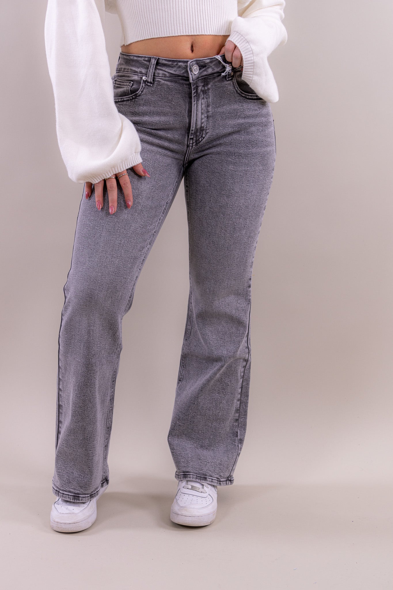 Amy flared jeans petite - stretch