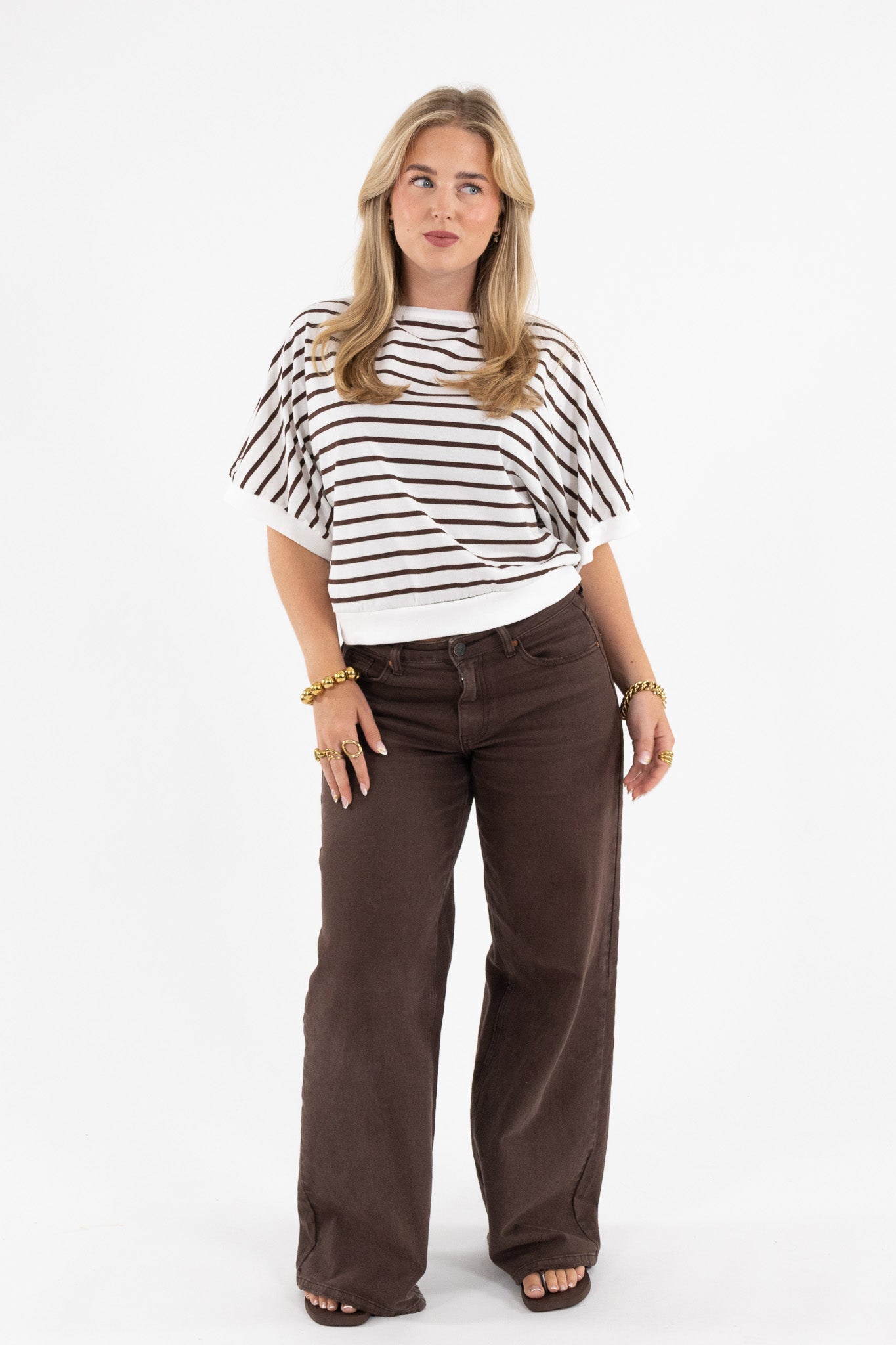 Oversized Stripe Top