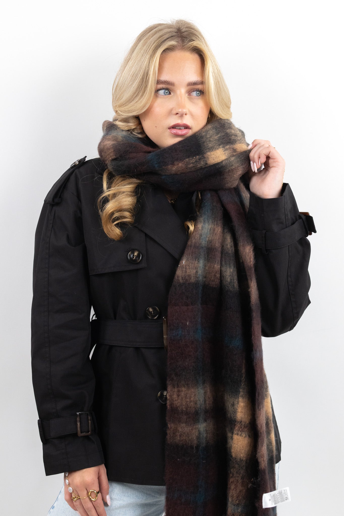 Cozy Check Scarf
