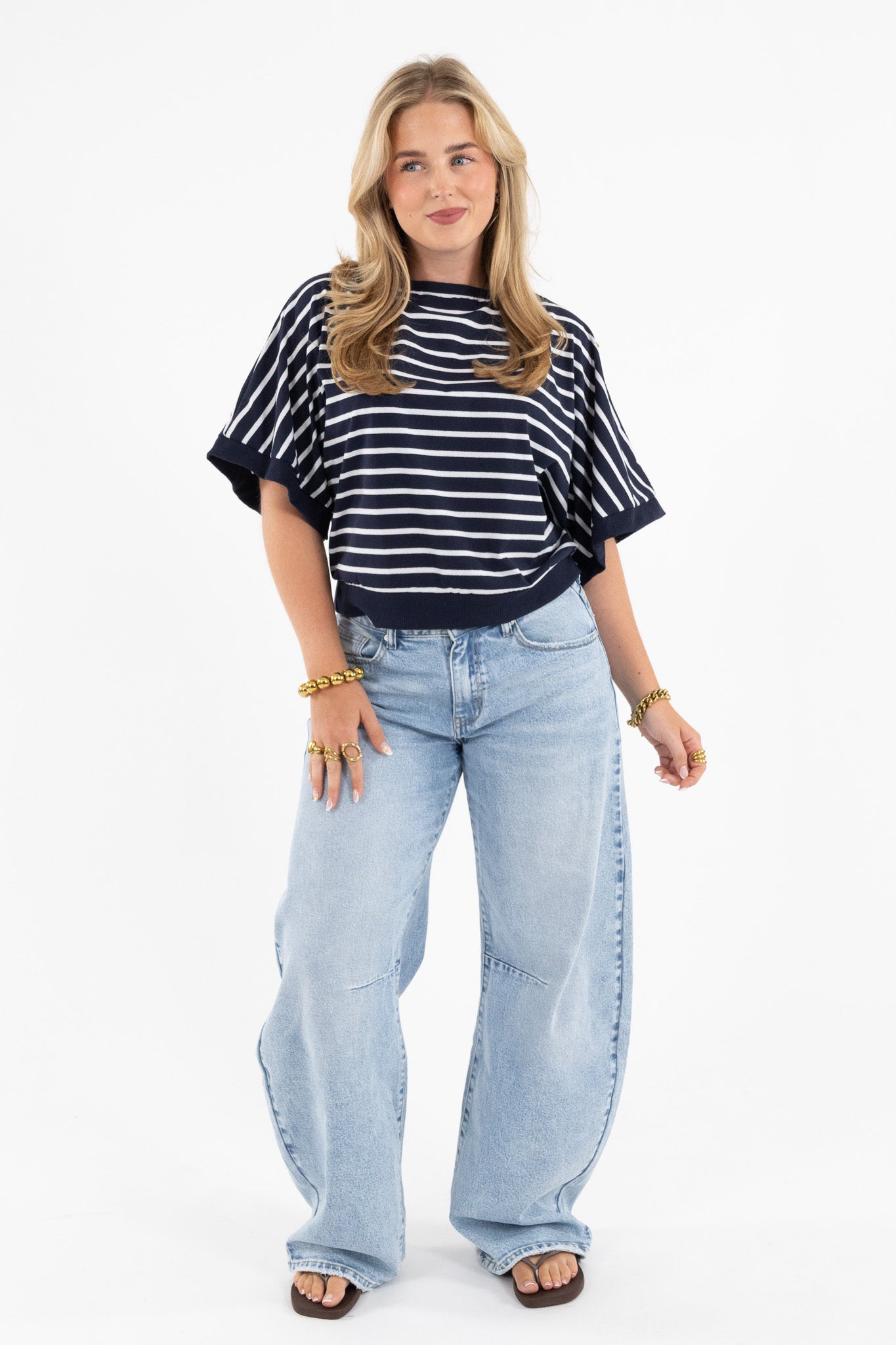 Oversized Stripe Top