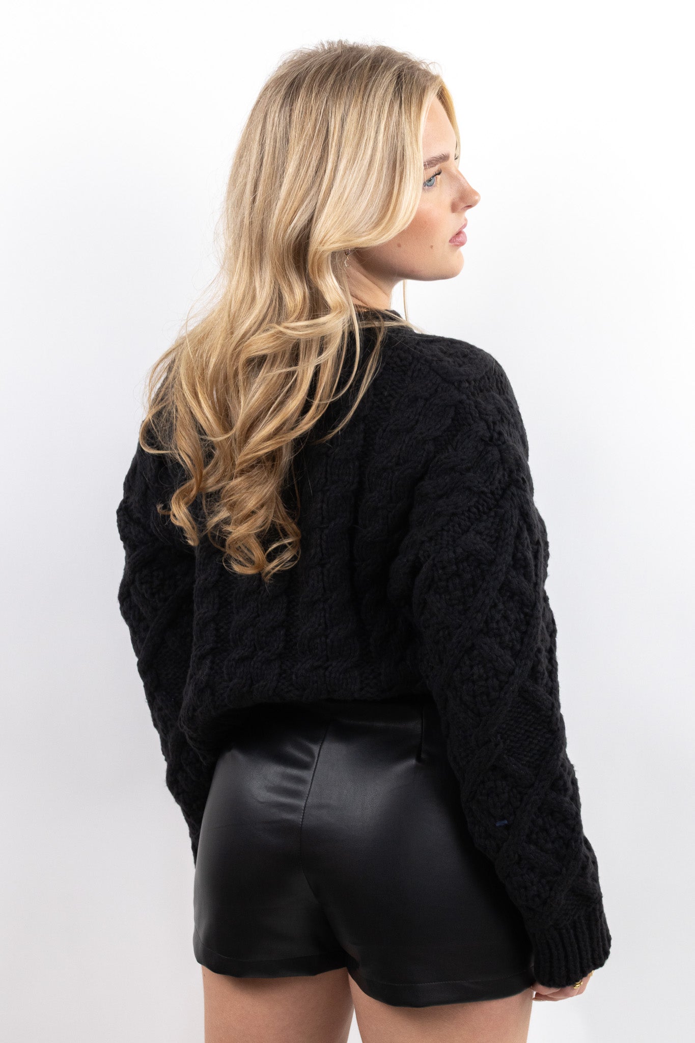 Faux Leather Shorts