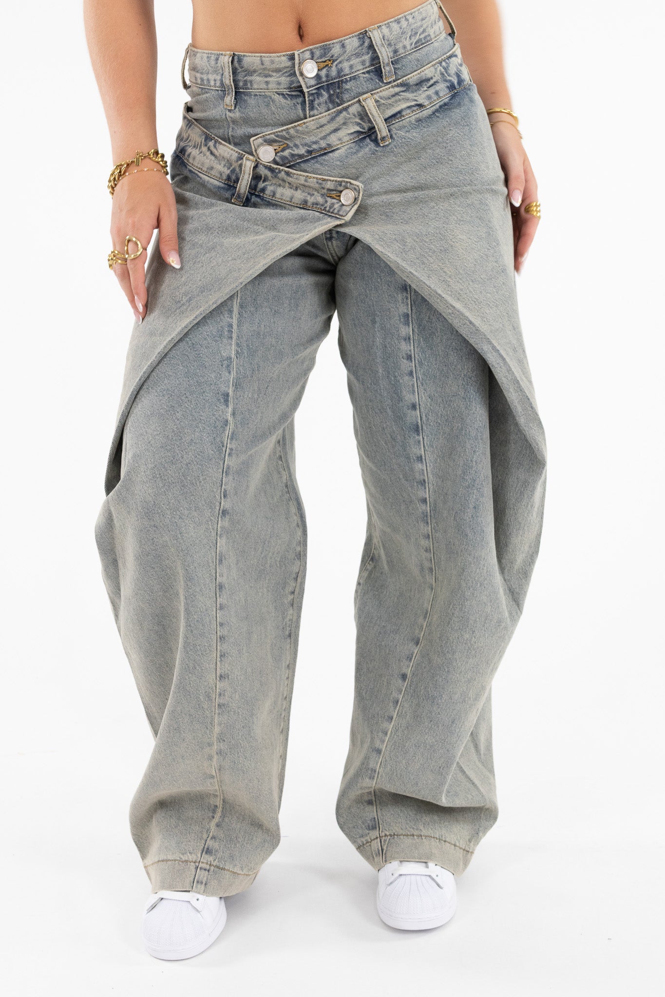 Nova Double Waist Jeans