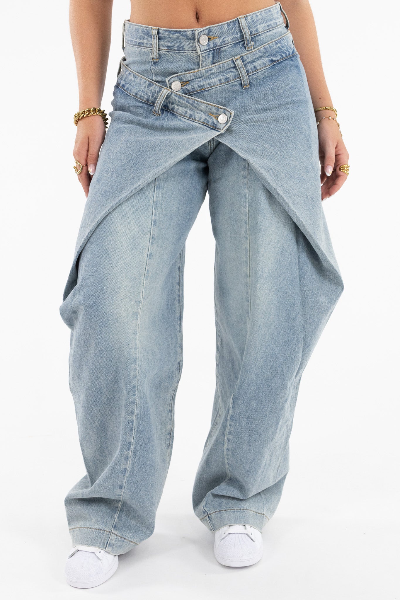 Nova Double Waist Jeans