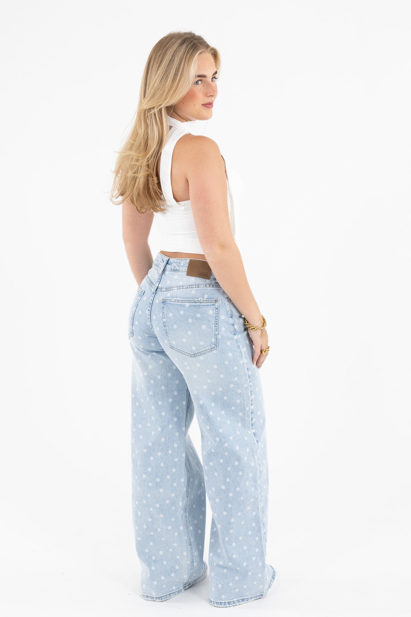 Dots Baggy Fit Jeans
