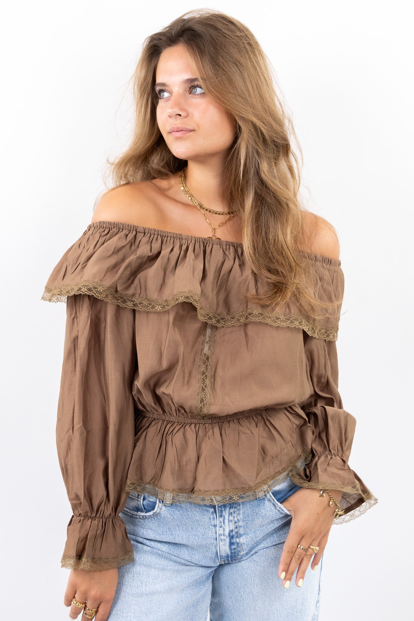 Boho Ruffle Top