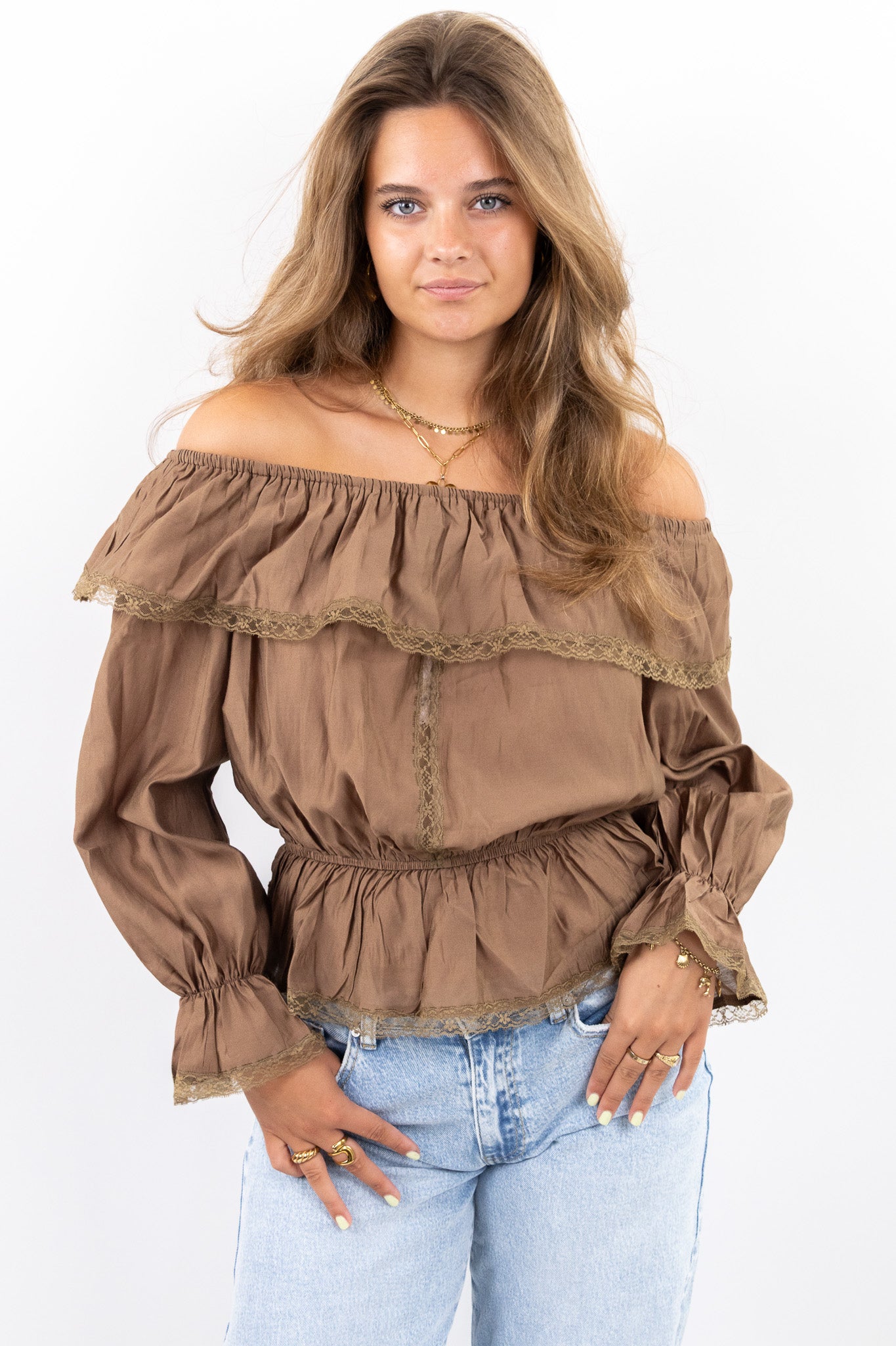 Boho Ruffle Top