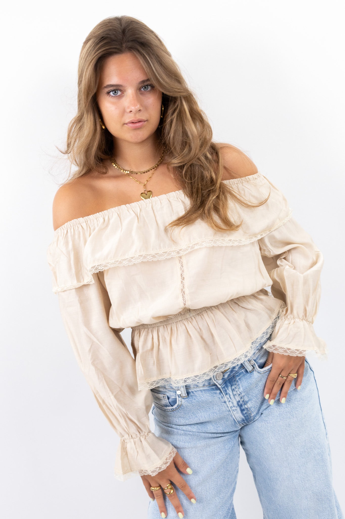 Boho Ruffle Top