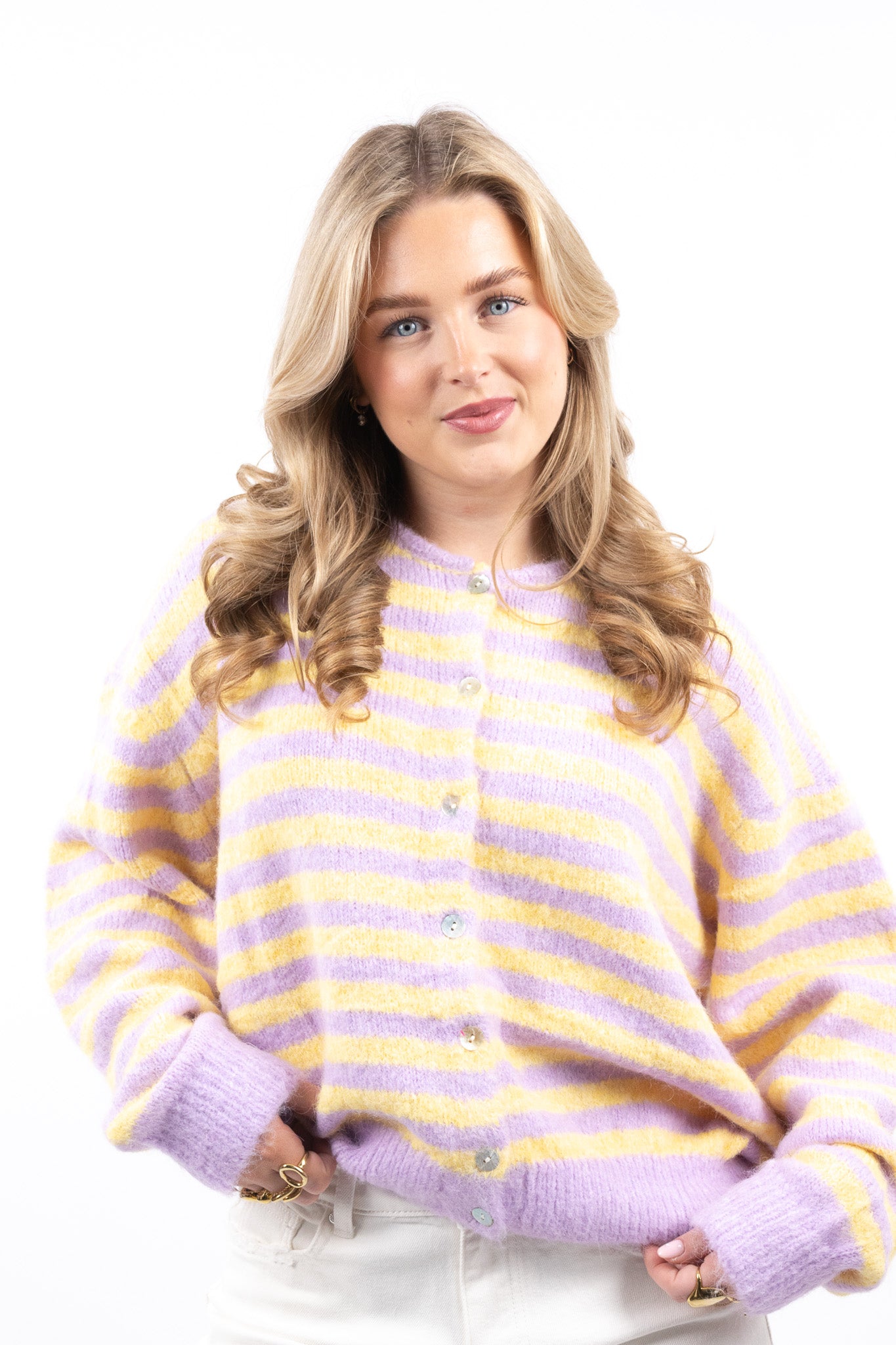 Two Tone Stripe Knit