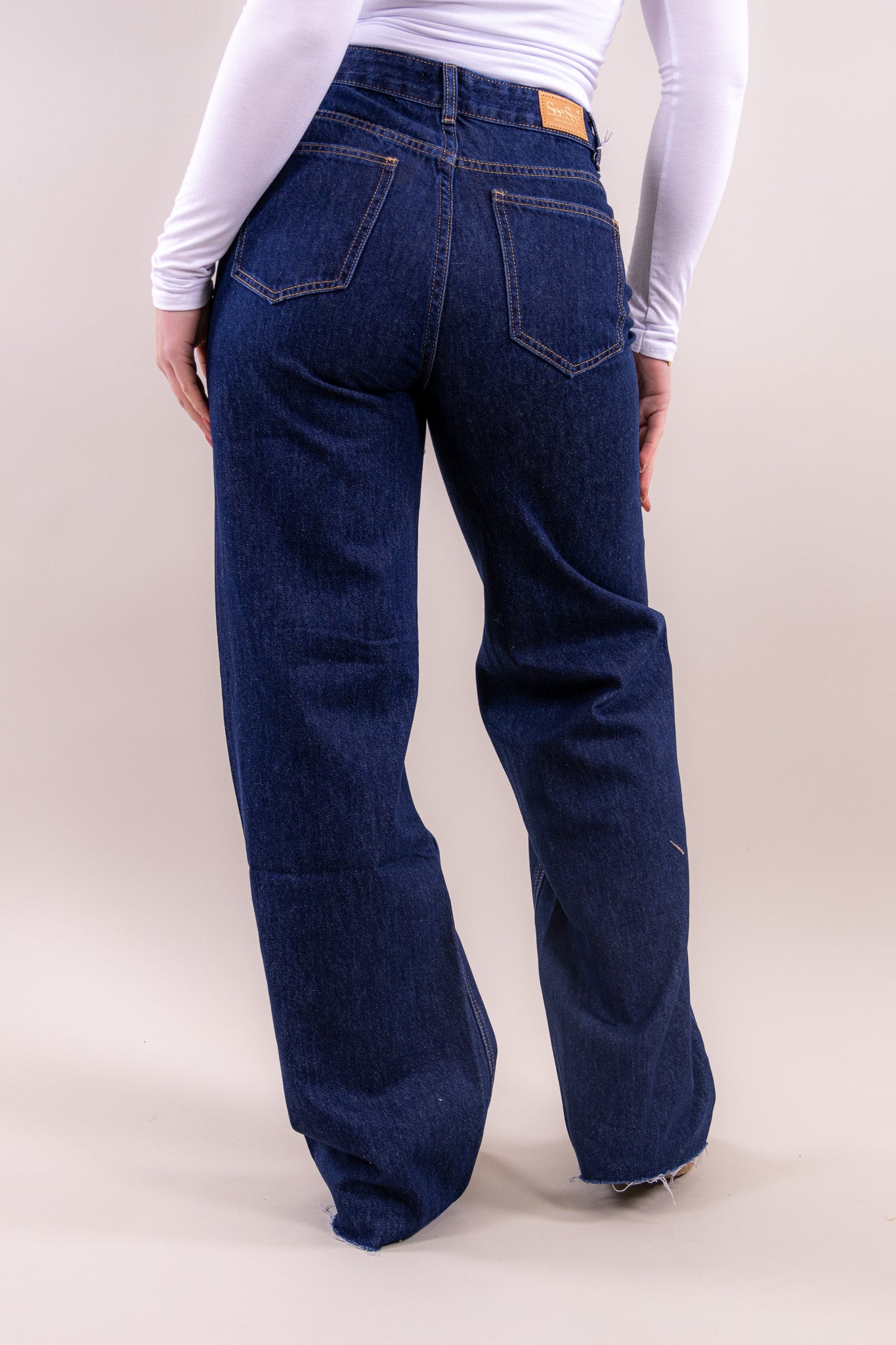 Ayla wide leg jeans - no stretch