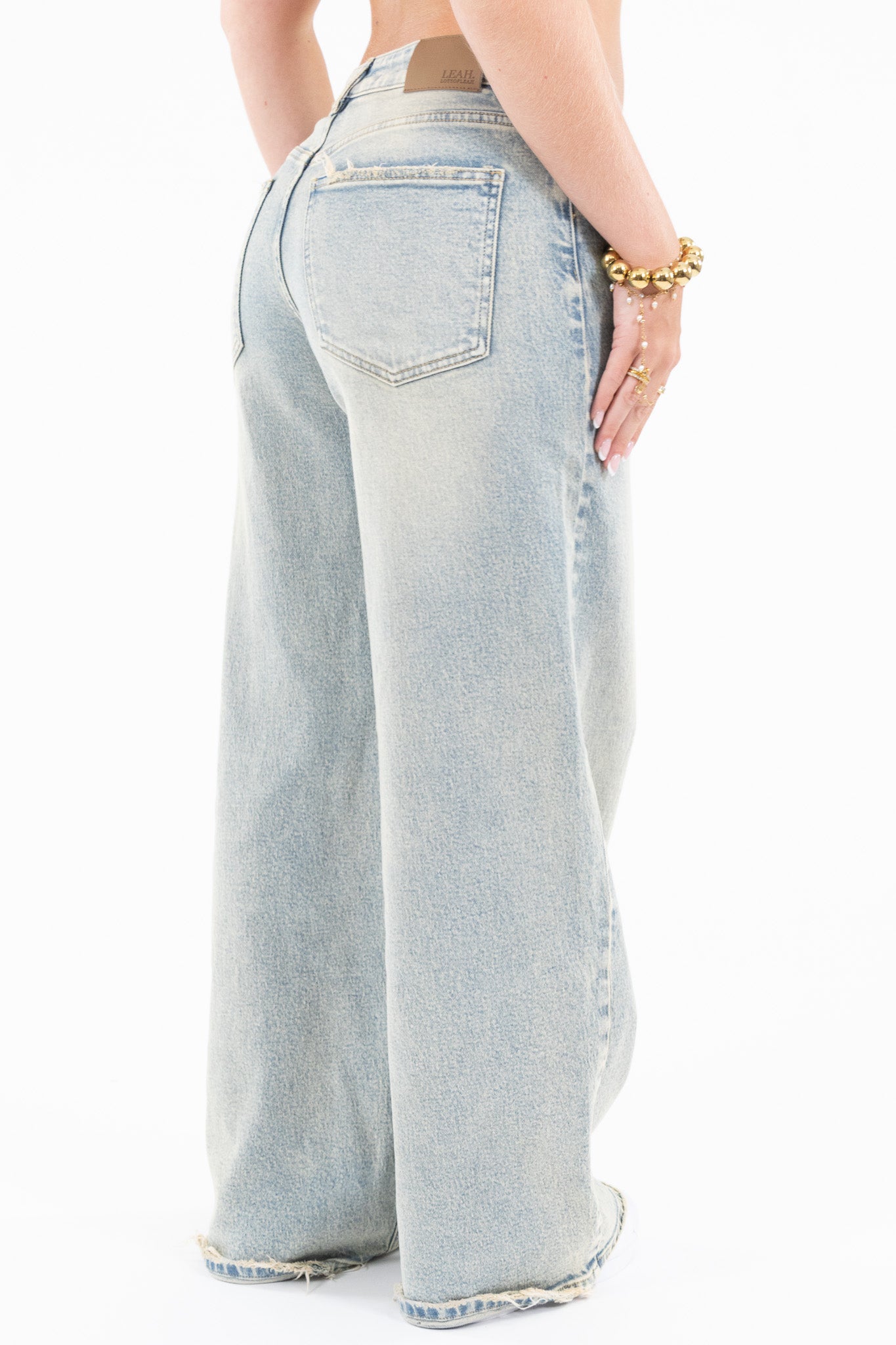 Baggy Fit Wide Leg Jeans