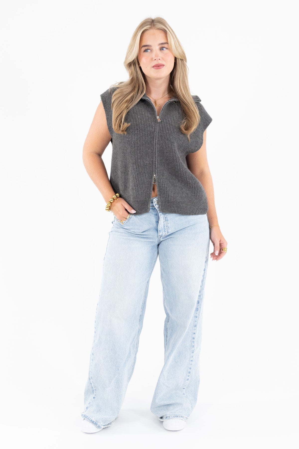 Zip Knit Vest