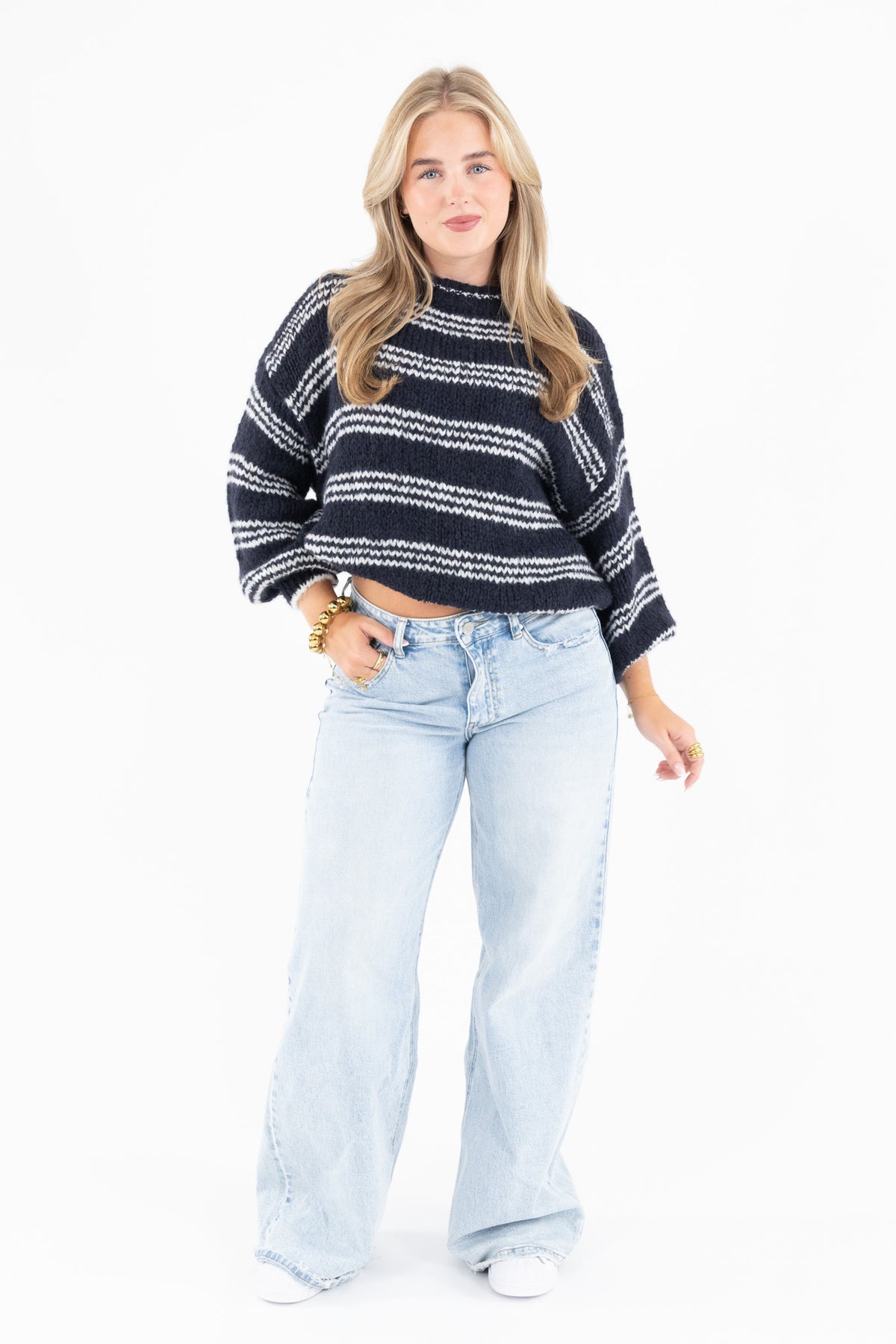 Chunky Striped Knit