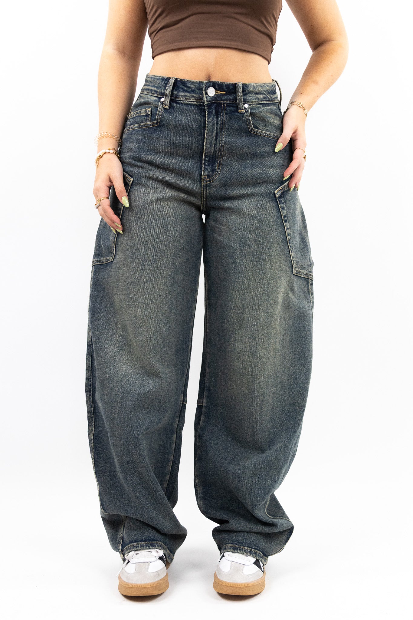Brooklyn Cargo Balloon Jeans