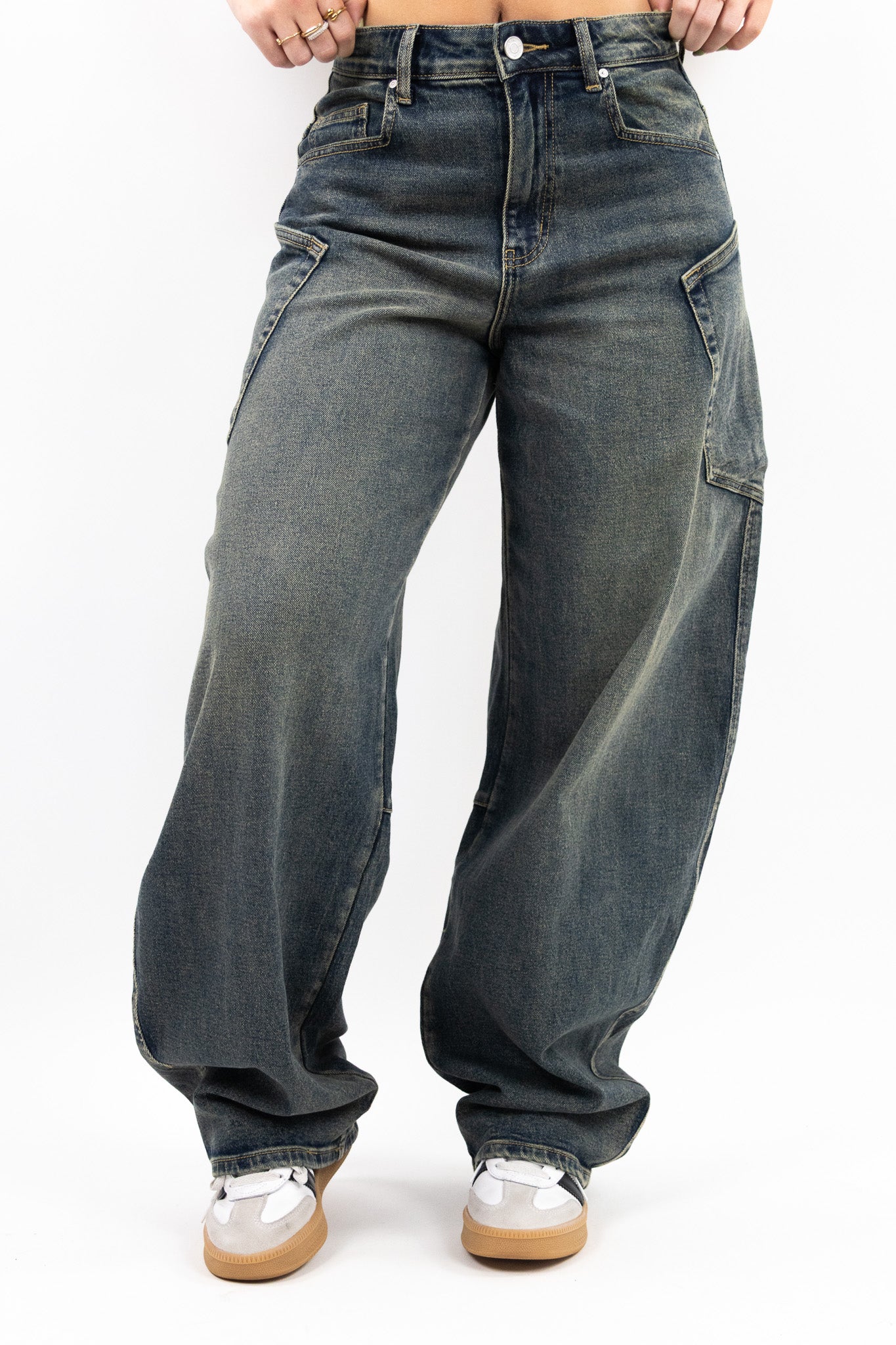 Brooklyn Cargo Balloon Jeans