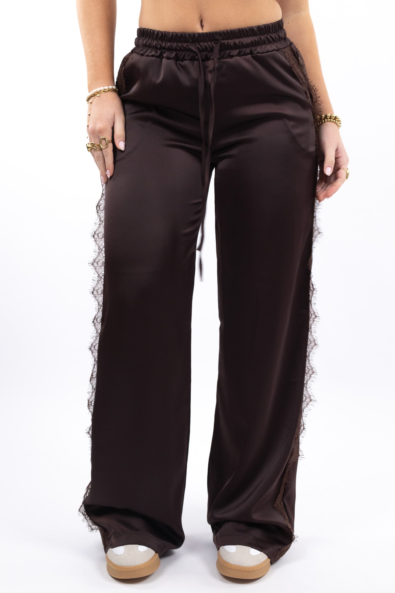 Silky Satin Wide Leg Pants