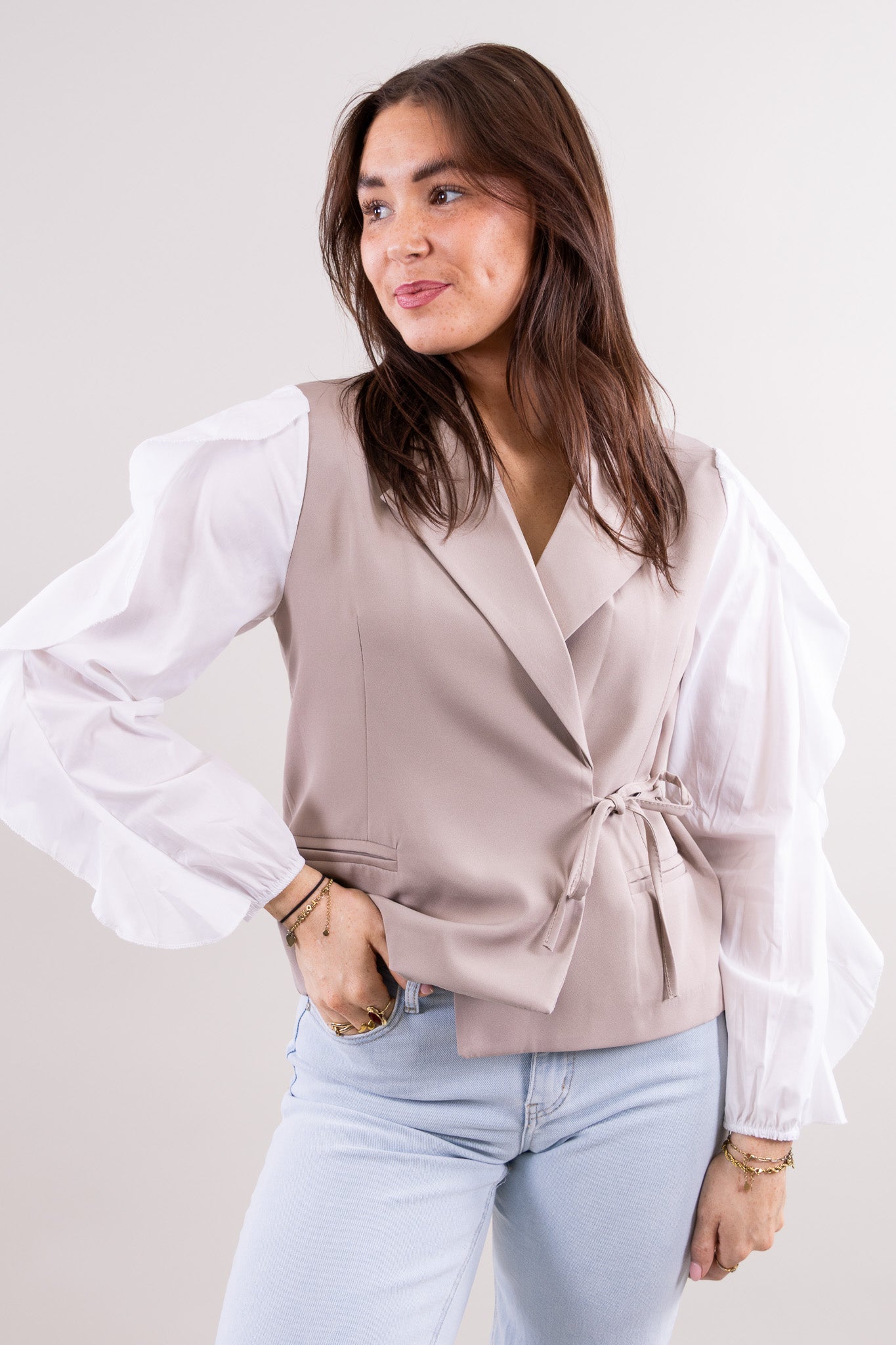 Lynn wrap blazer