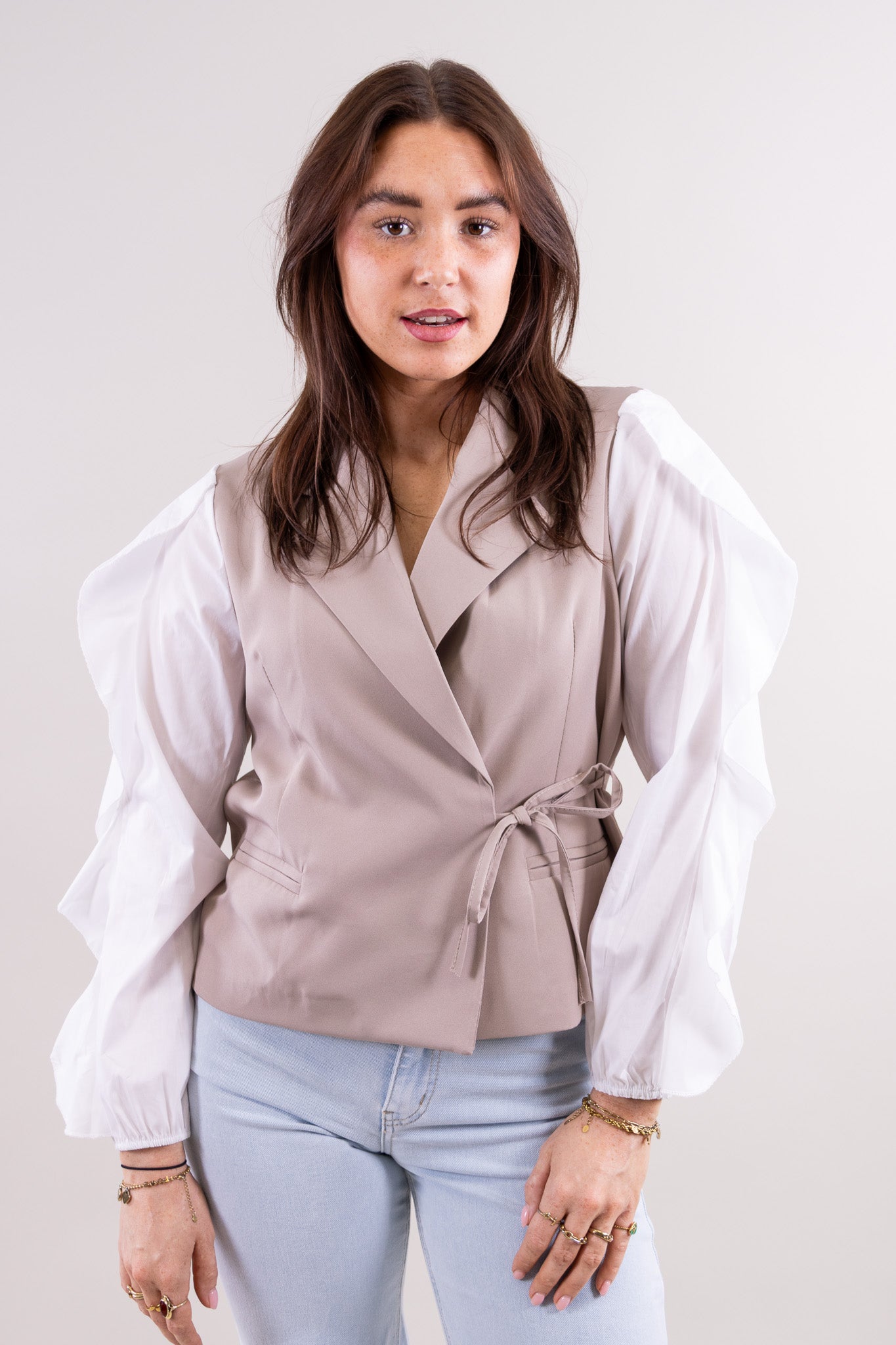 Lynn wrap blazer