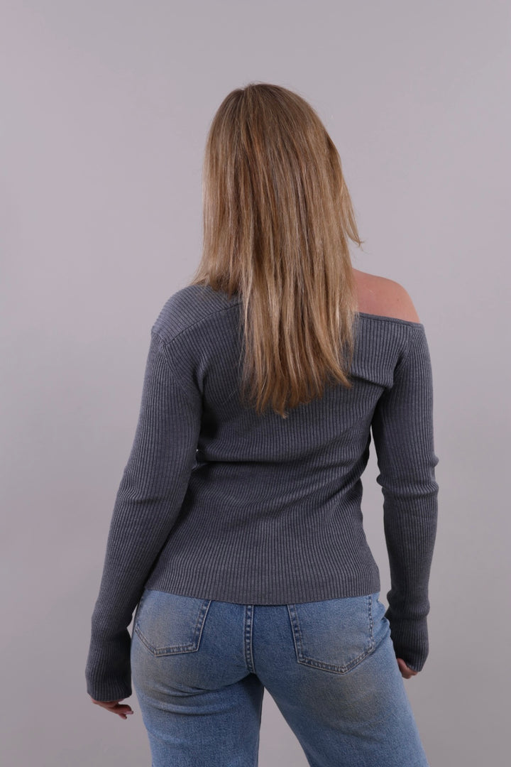 Hailey open shoulder top