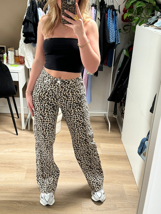 Pam leopard jeans