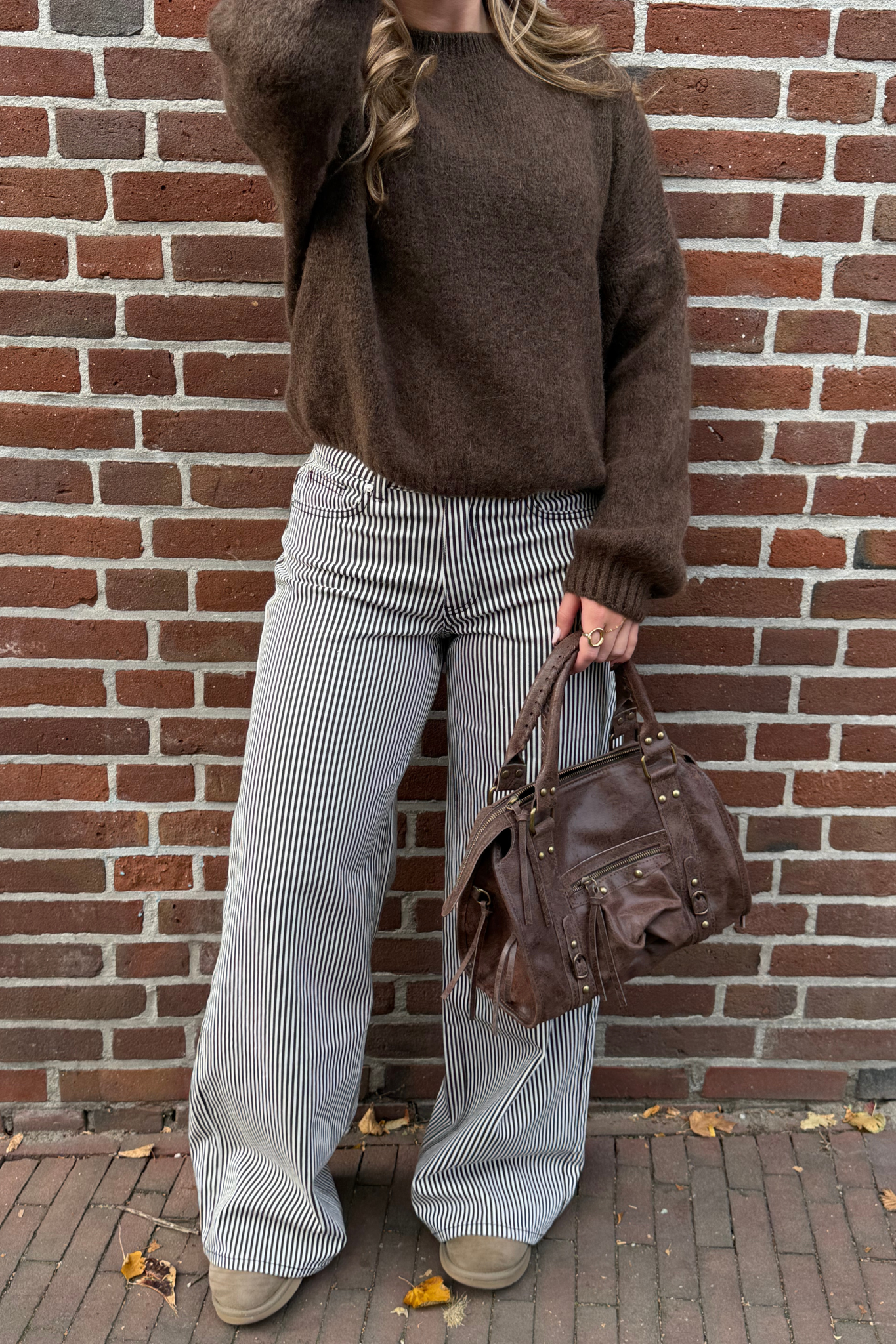 Striped Baggy Jeans
