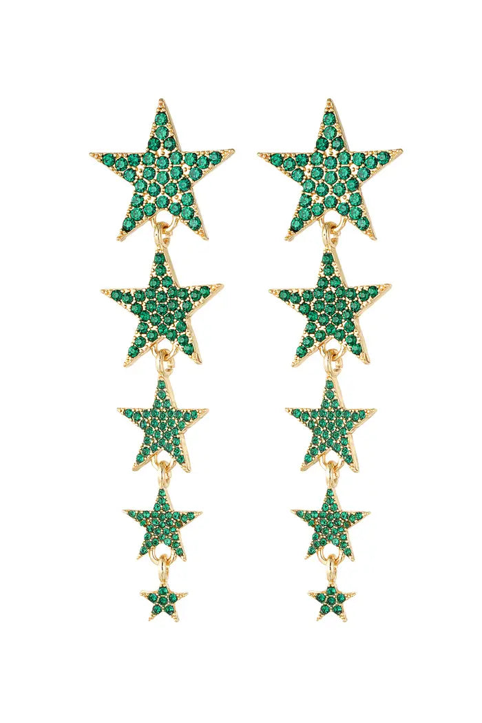 Shooting stars earring