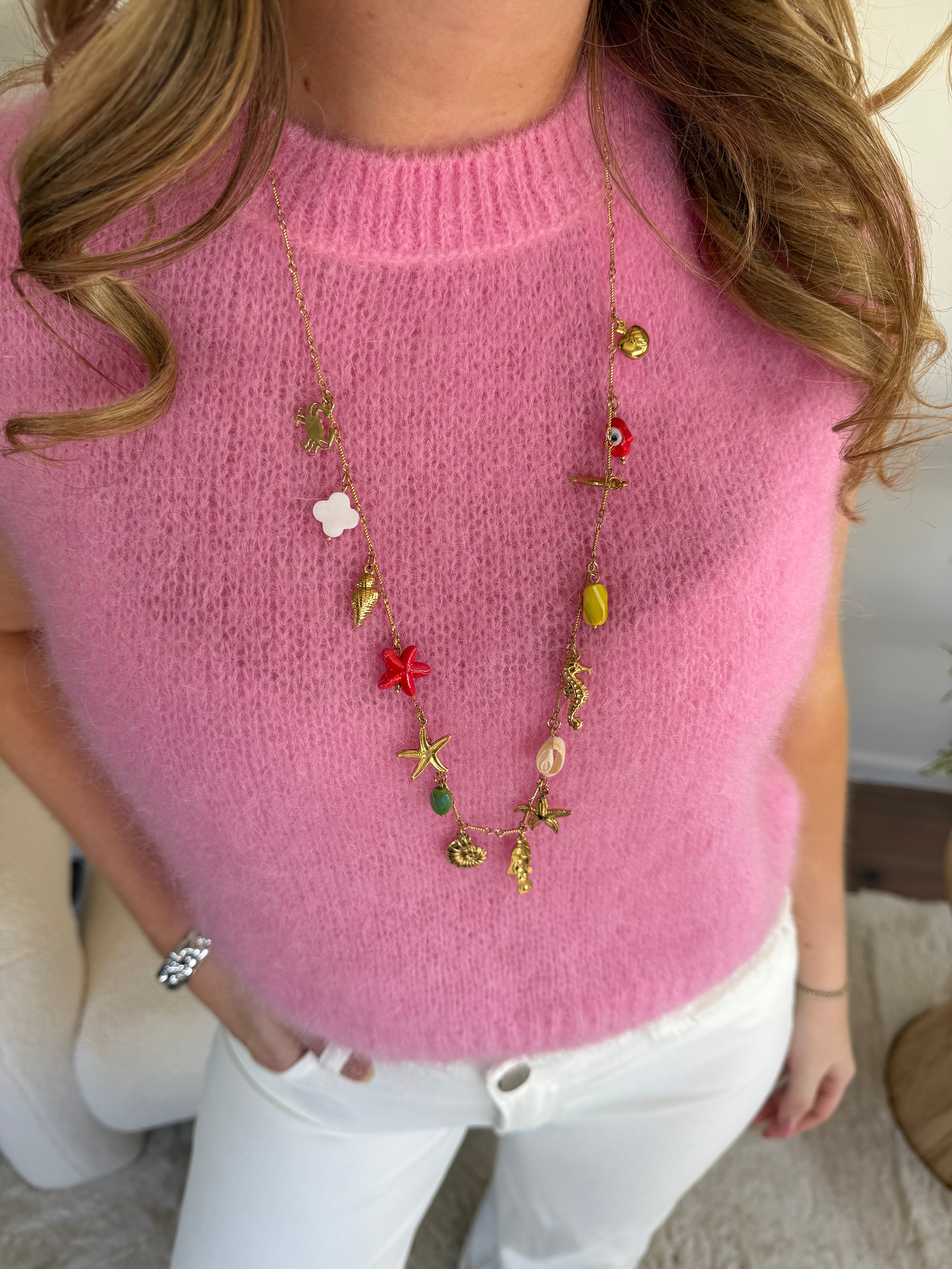 Tropical tide necklace - long