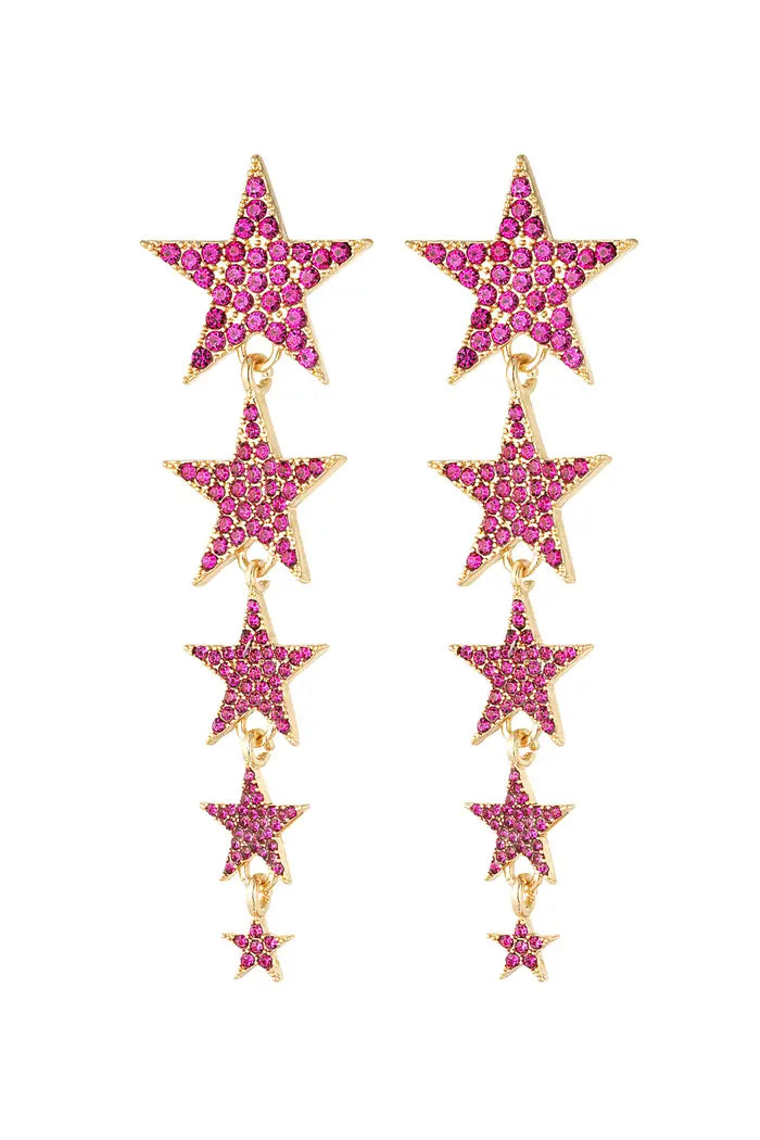 Shooting stars earring