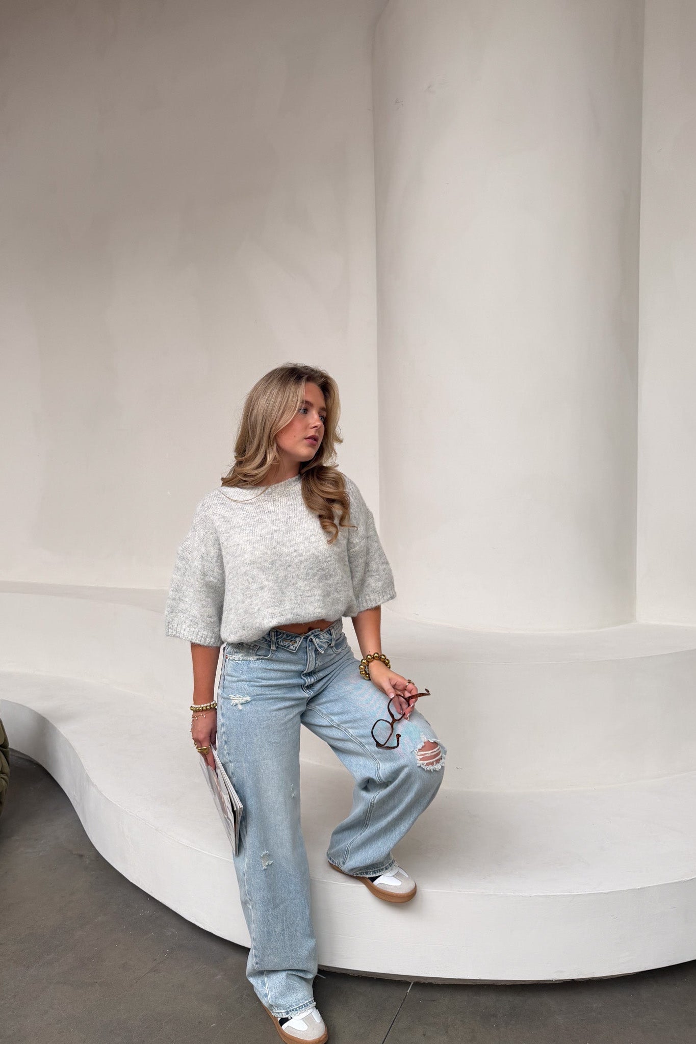 Viral Fold Over Jeans