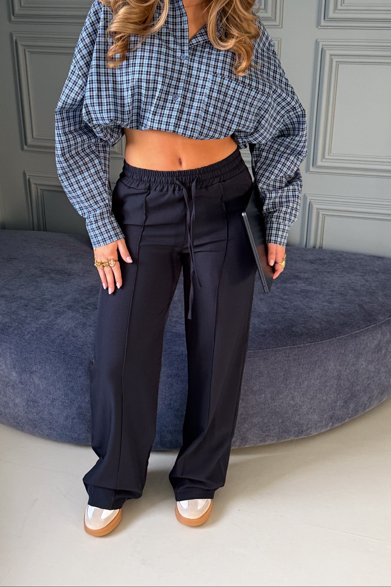 Comfort Fit Wide Leg Pants