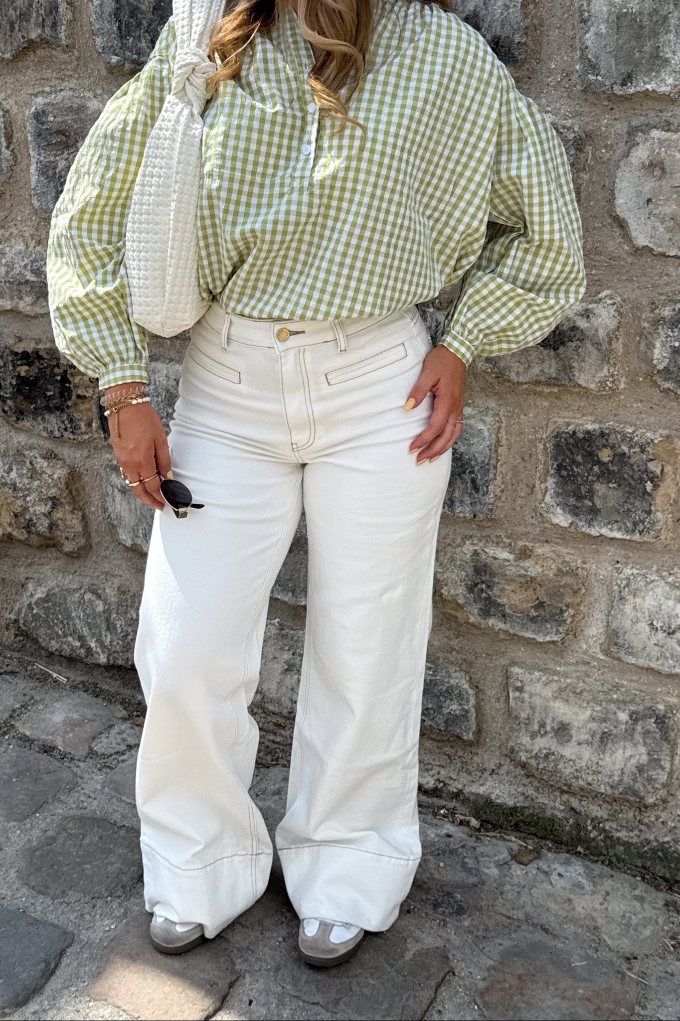 Gingham blouse
