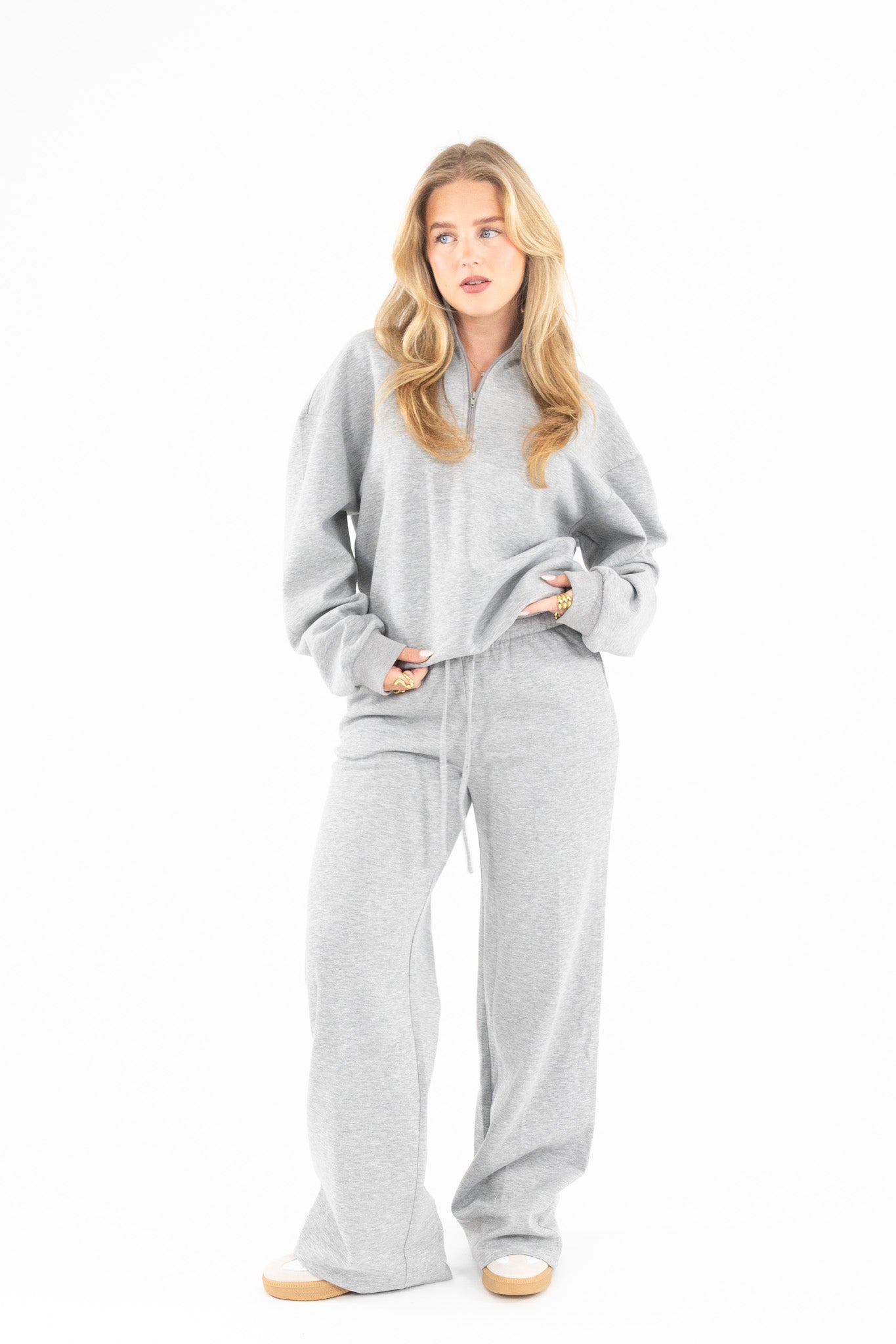 Wide Leg Jogger Pants