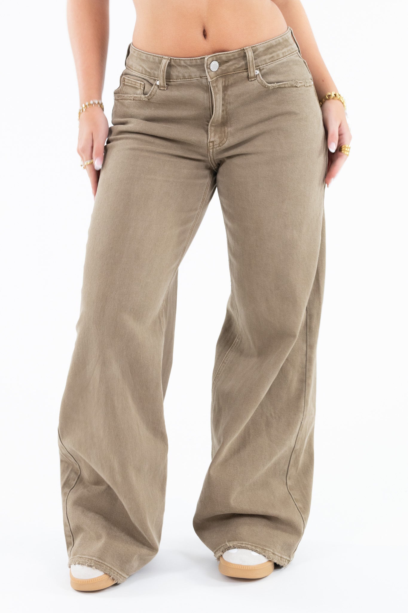 Baggy Fit Wide Leg Jeans
