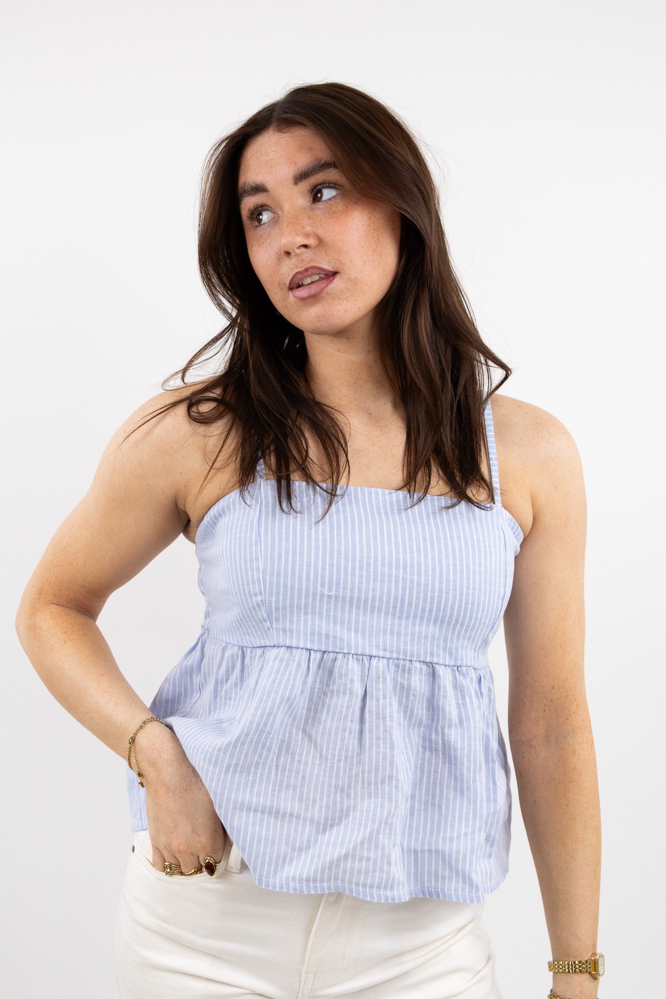 Solene striped top