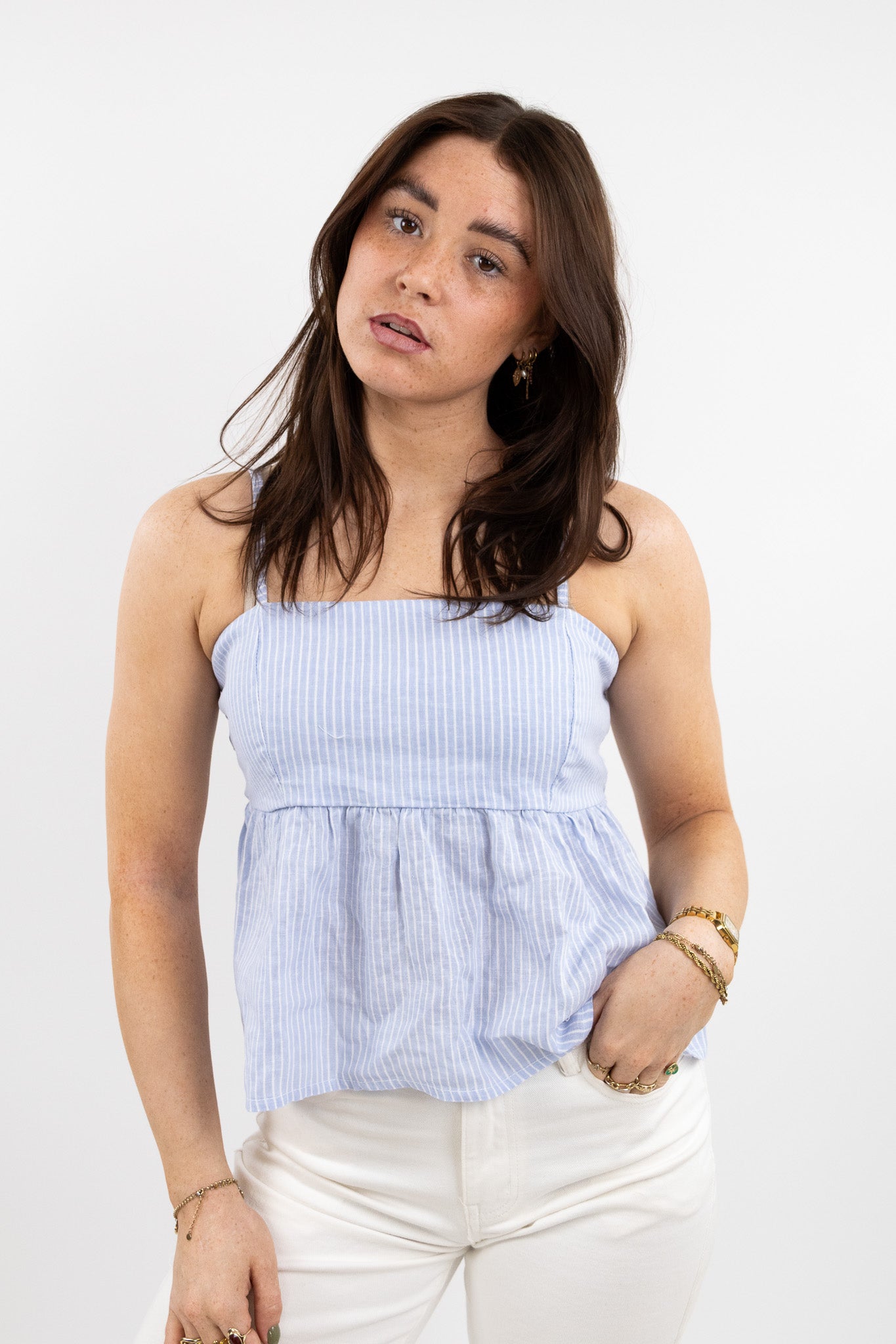 Solene striped top