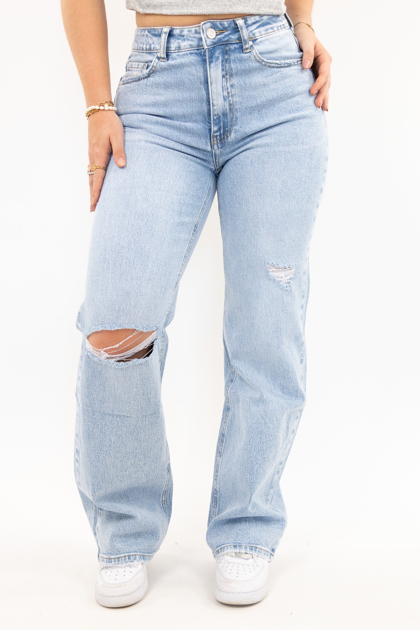 Maelis wide leg jeans - stretch