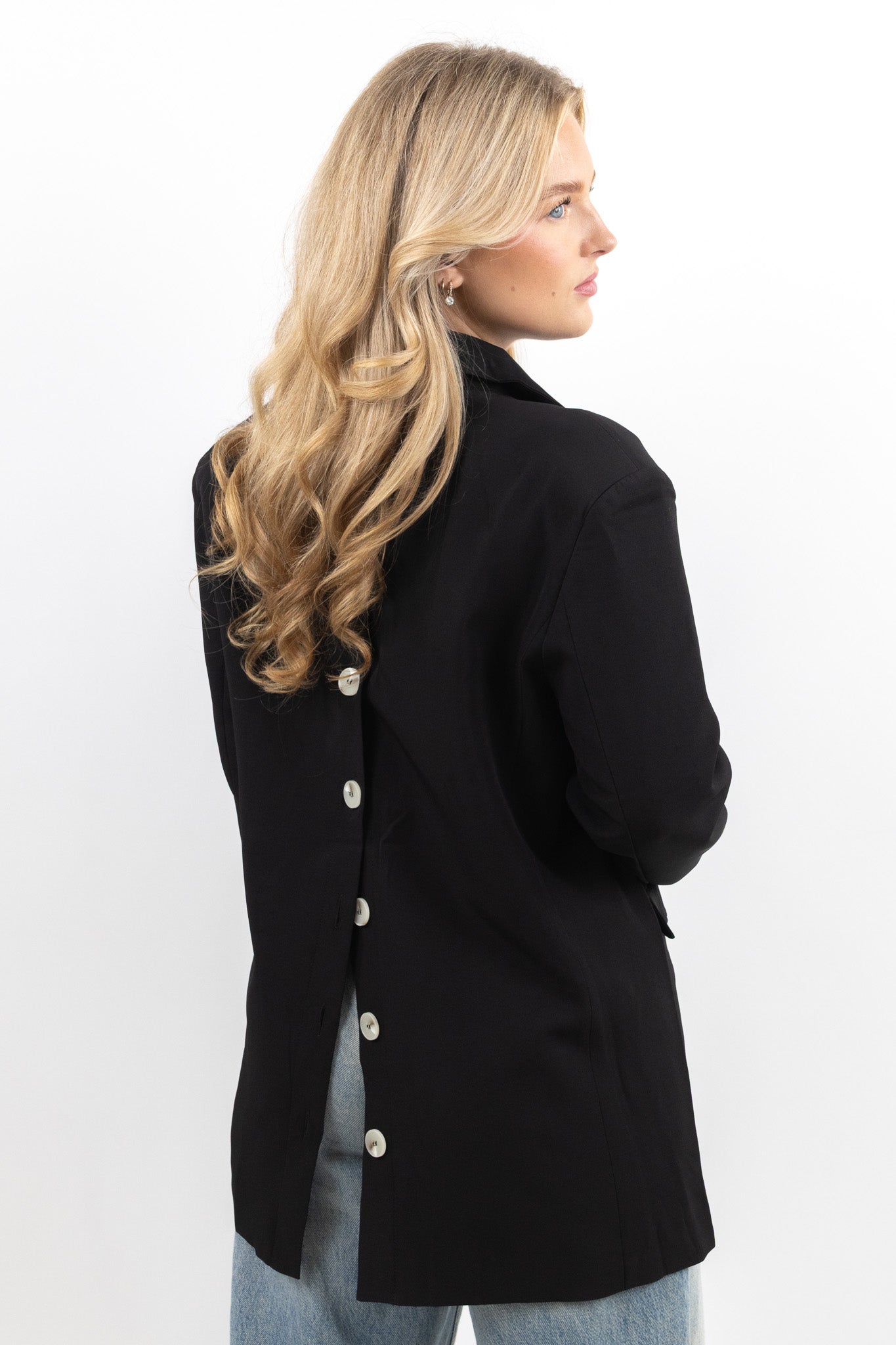 Back Button Blazer