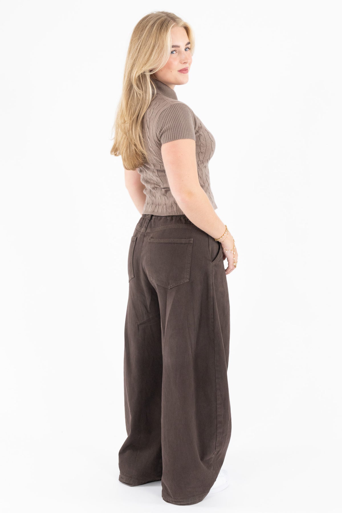 Livia Cable Zip Knit