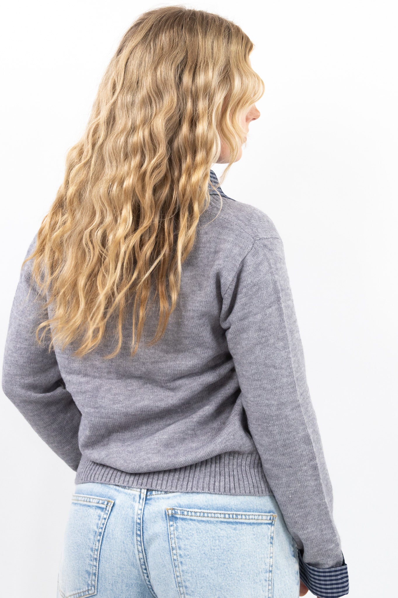 Layered V-Neck Sweater