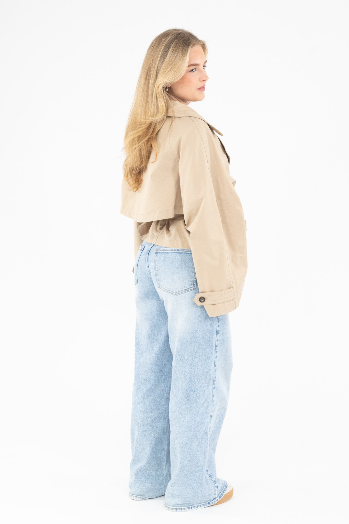 Tailored Belted Trench Jacket