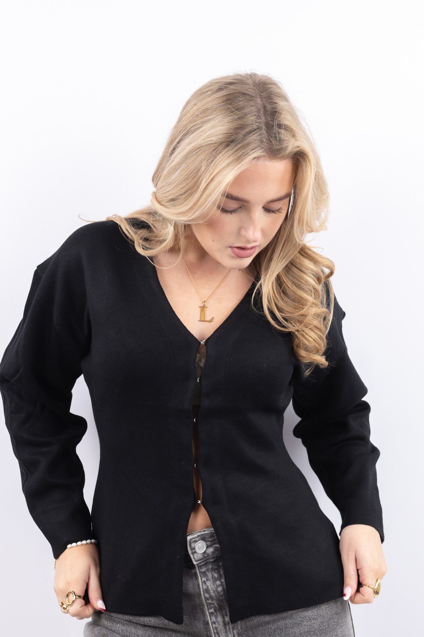 Waist Shaped Knit Top