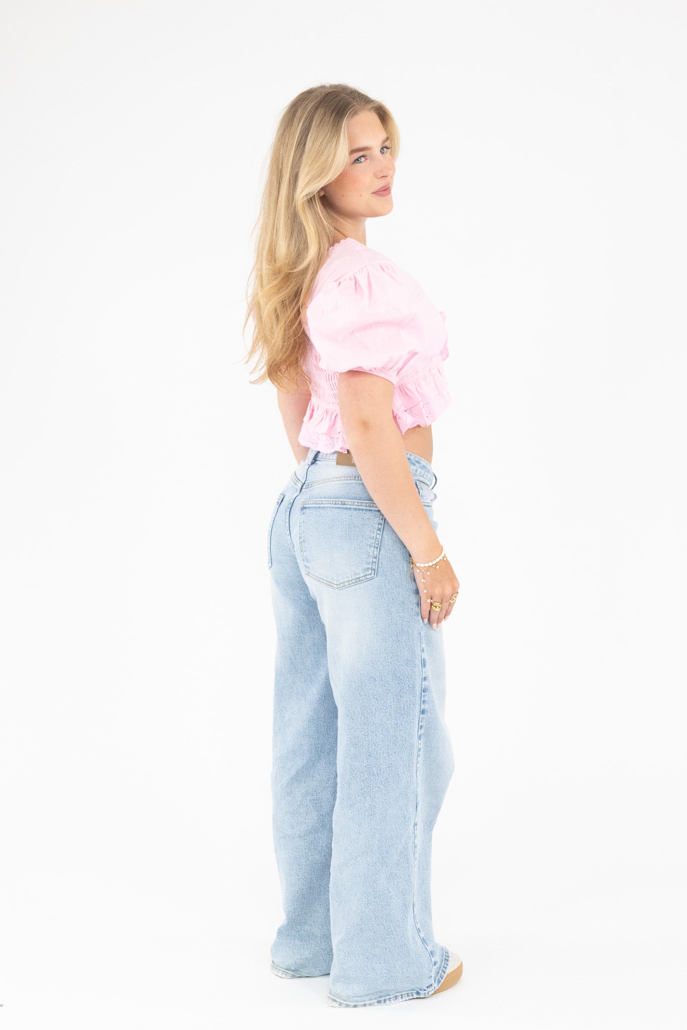 Ruffle Crop Blouse