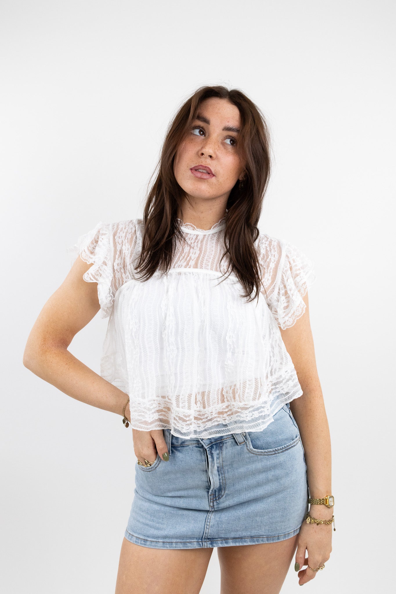 Blossom lace top