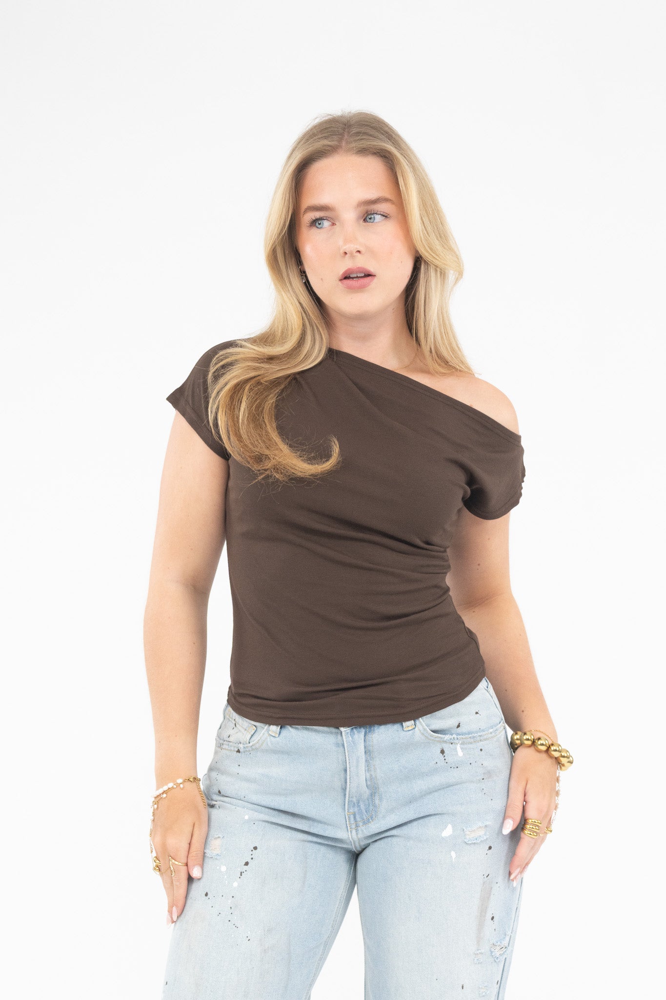 Chic One Shoulder Top