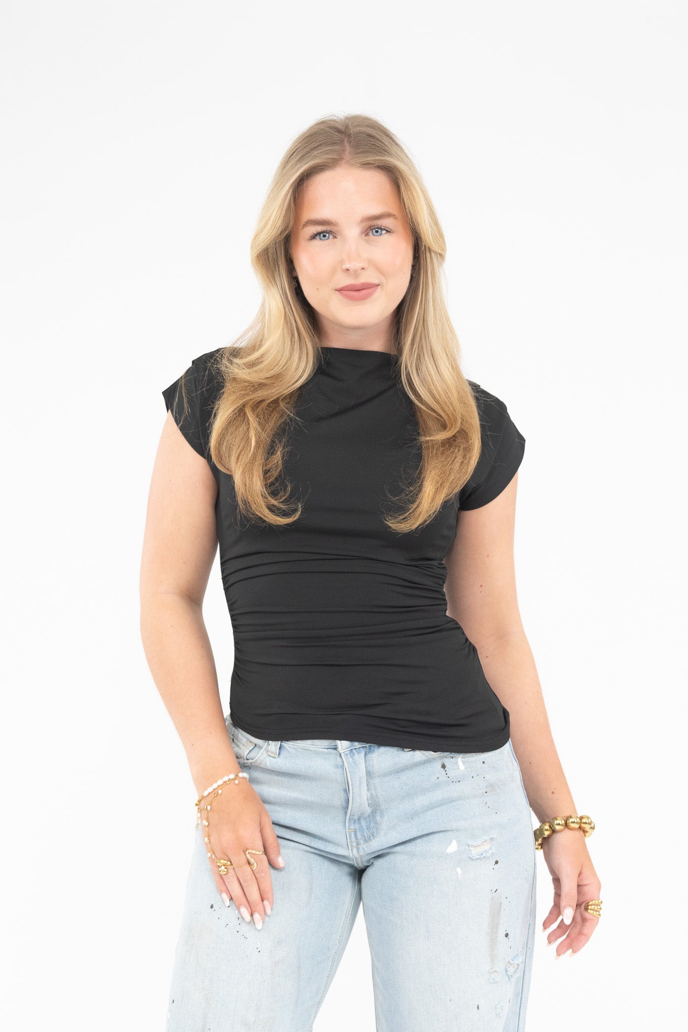 Fitted Ruched Top