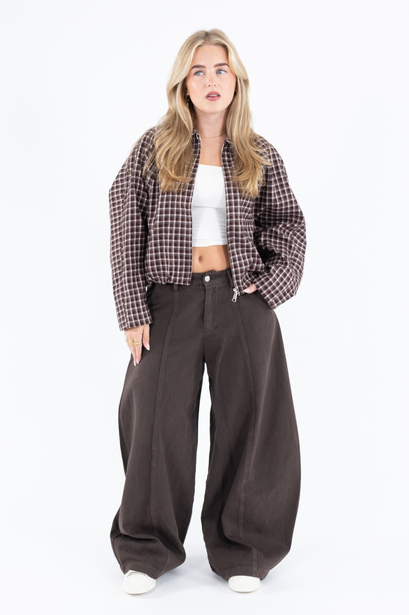 Pink Check Jacket