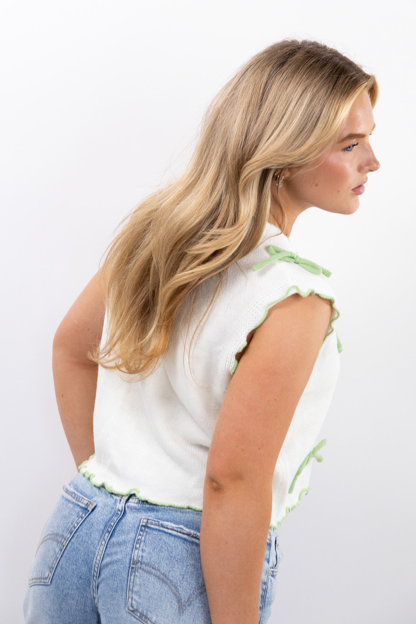 Bow Knitted Top