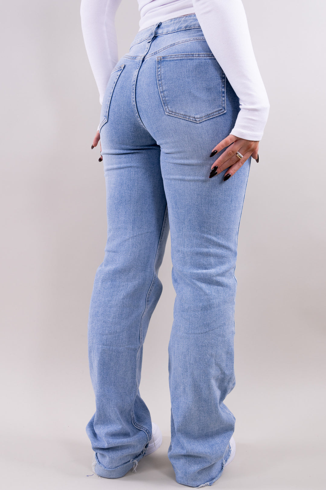 Lily mid waist jeans tall - stretch