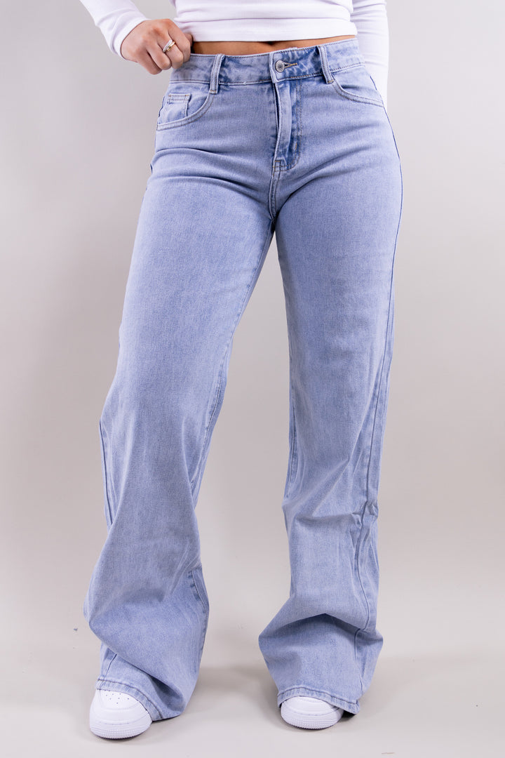 Lea mid waist jeans tall - stretch