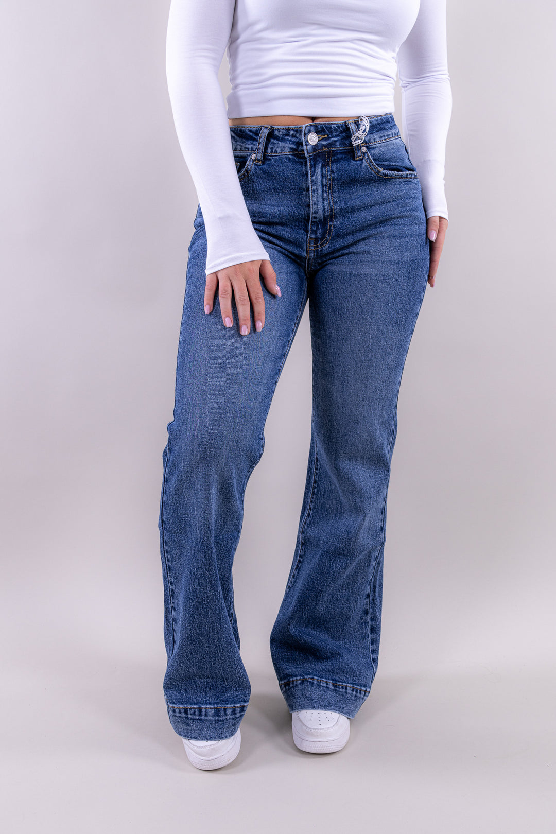 Ruby flared jeans - mid waist